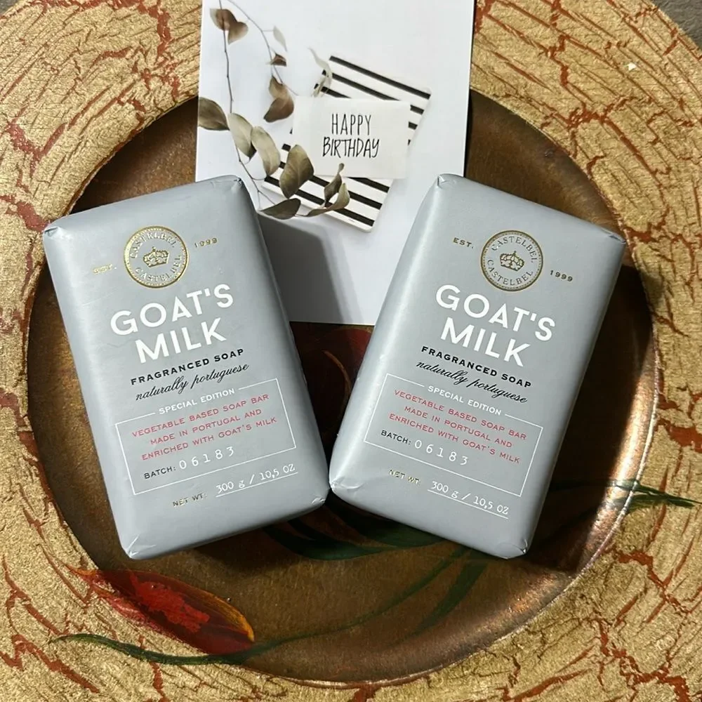 CASTELBEL Special Edition GOAT’s Milk Fragranced Soap Bars Unisex 2 Bars